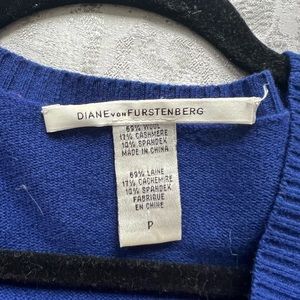 DVF wrap sweater dress